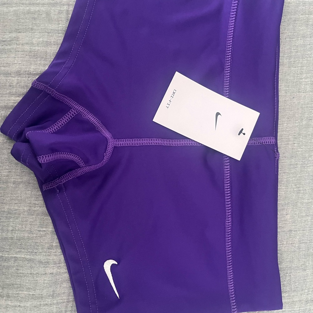 Nike Women's Vibrant Purple Bike Shorts